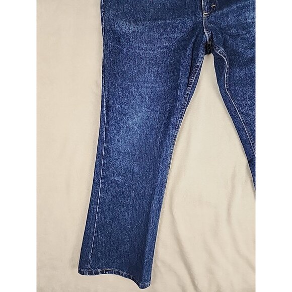 Lee Men's Straight Jeans - Dark Blue - Picture 3 of 15